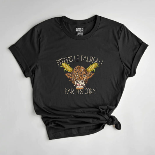 T-shirt « Prend le taureau par les cornes »