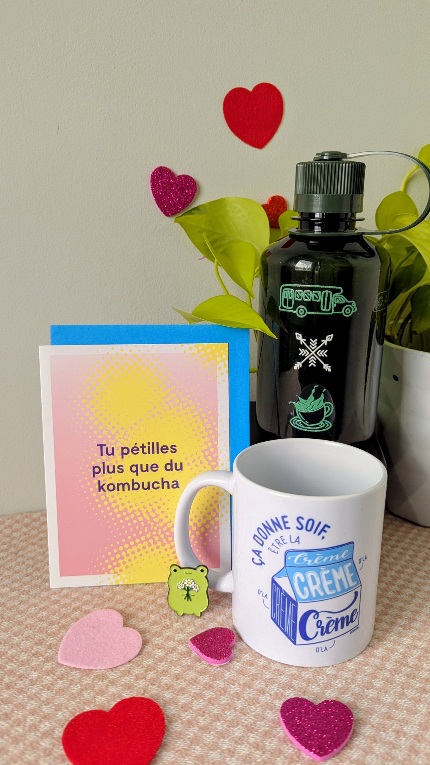 Panier Spécial St-Valentin : Ça donne soif être la crème de la crème!