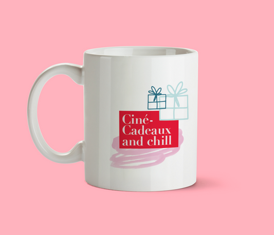 Tasse "ciné-cadeau and chill"